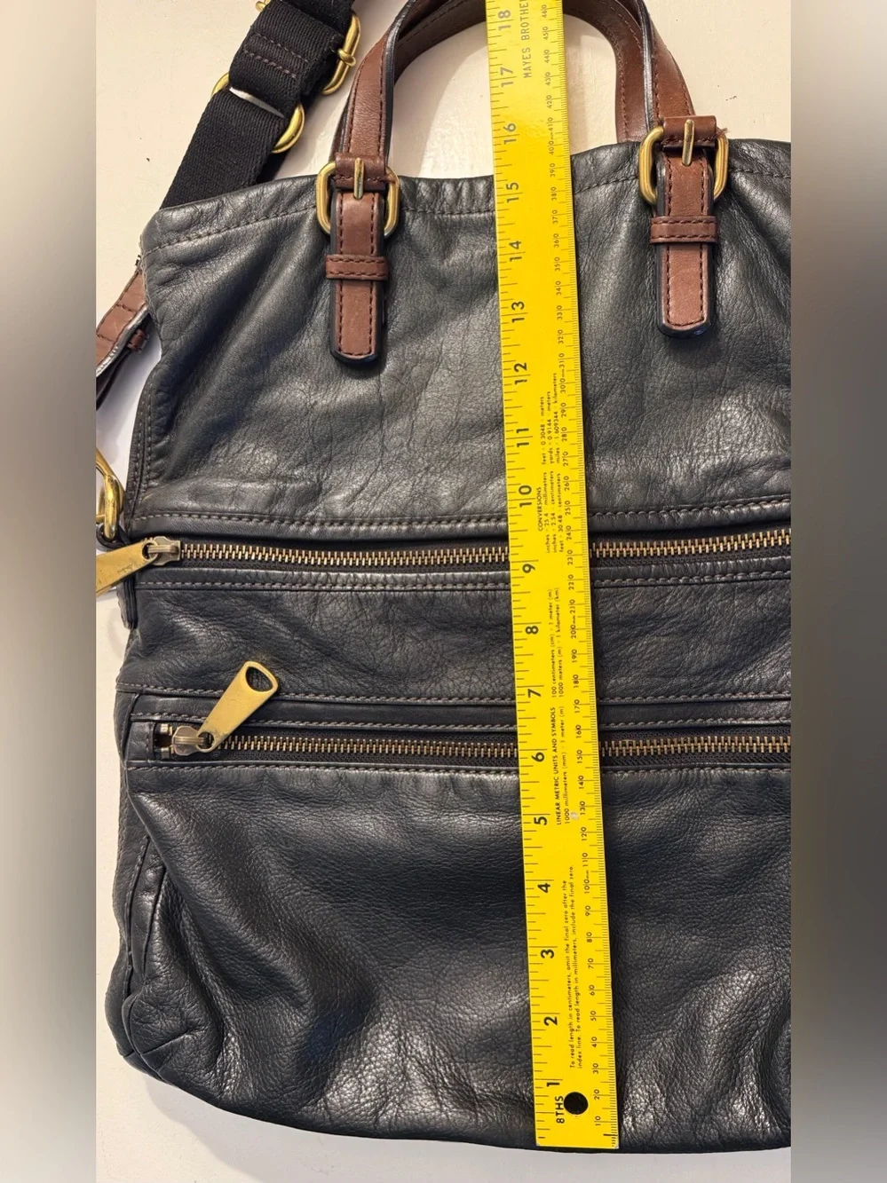 Fossil leather Fold over Explorer.